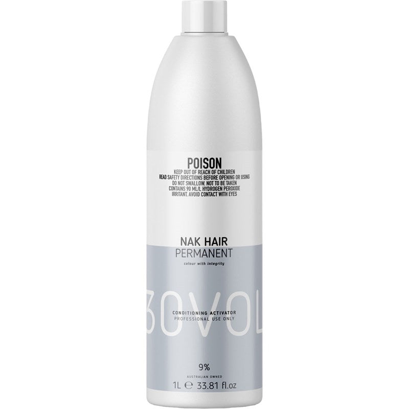 NAK CONDITIONING ACTIVATOR 30VOL. 9% 1L - Kentro Beauty Supplies Ireland