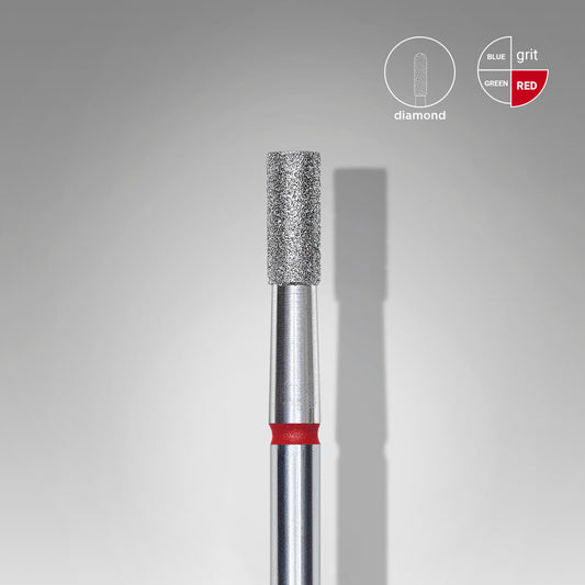 Staleks Diamond Nail Drill Bit Cylinder EXPERT Head Diameter 2,5mm/Working Part 6mm - Kentro Beauty Supplies Ireland