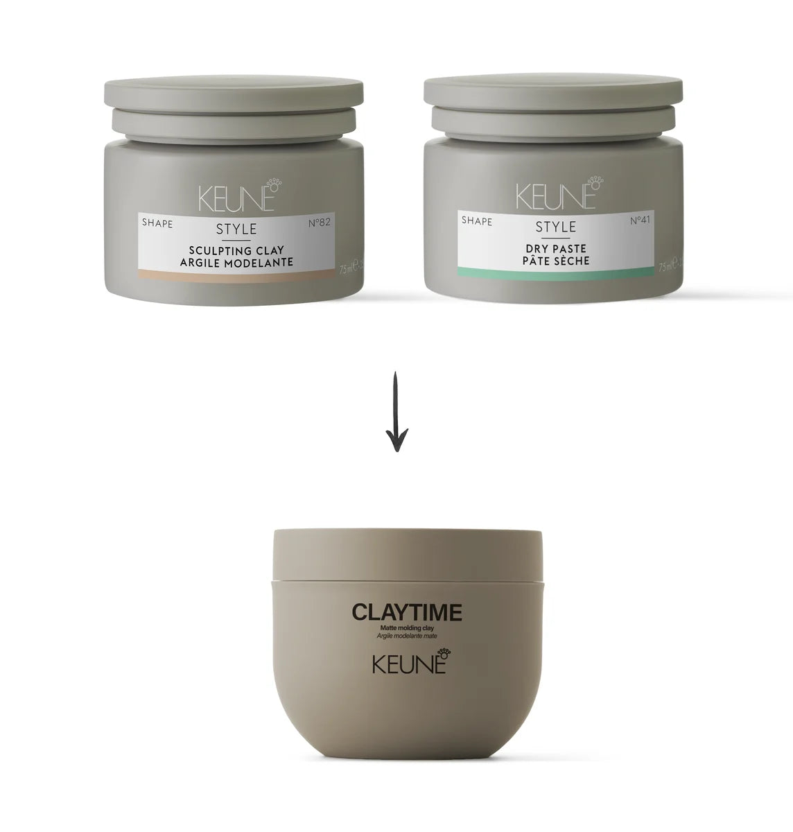 KEUNE STYLE CLAYTIME 100ml - Kentro Beauty Supplies Ireland
