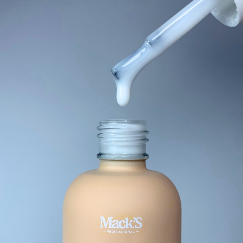 Mack’s Fiber Cover Base - Milkshake White 34 - Kentro Beauty Supplies Ireland