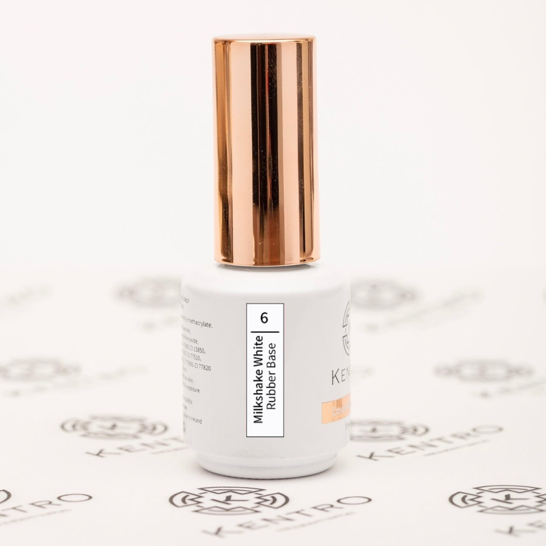 Kentro Rubber Base - Milkshake White 6 - Kentro Beauty Supplies Ireland