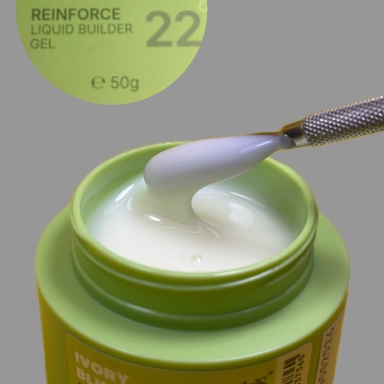 Mack’s Reinforce Builder Gel - Ivory Bliss 22/15ml - Kentro Beauty Supplies Ireland