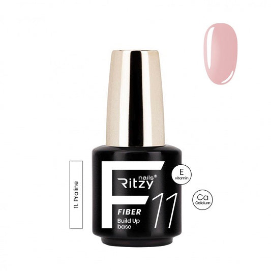 Ritzy FIBER Build Up Base PRALINE 11 - Kentro Beauty Supplies Ireland