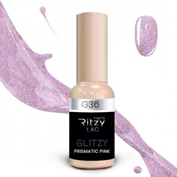 Ritzy GLITZY PRISMATIC PINK G36 - Kentro Beauty Supplies Ireland