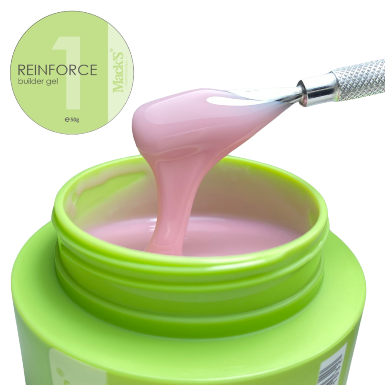 Mack’s Reinforce Hard Builder Gel 1 - Kentro Beauty Supplies Ireland