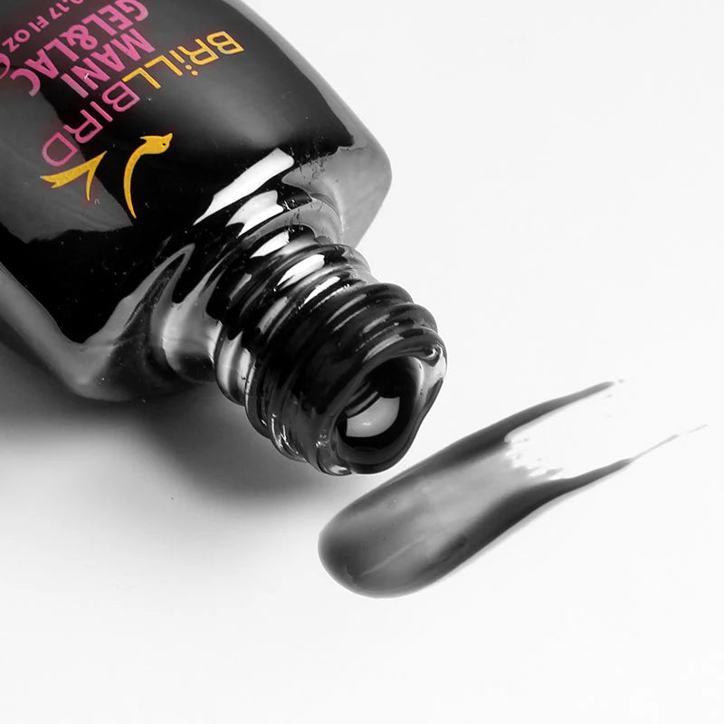 BrillBird Tiffany gel&lac - TI8 Black - Kentro Beauty Supplies Ireland