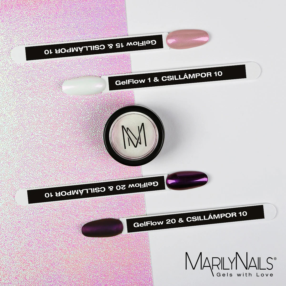 MarilyNails Chrome Powder - 10 Purple - Kentro Beauty Supplies Ireland