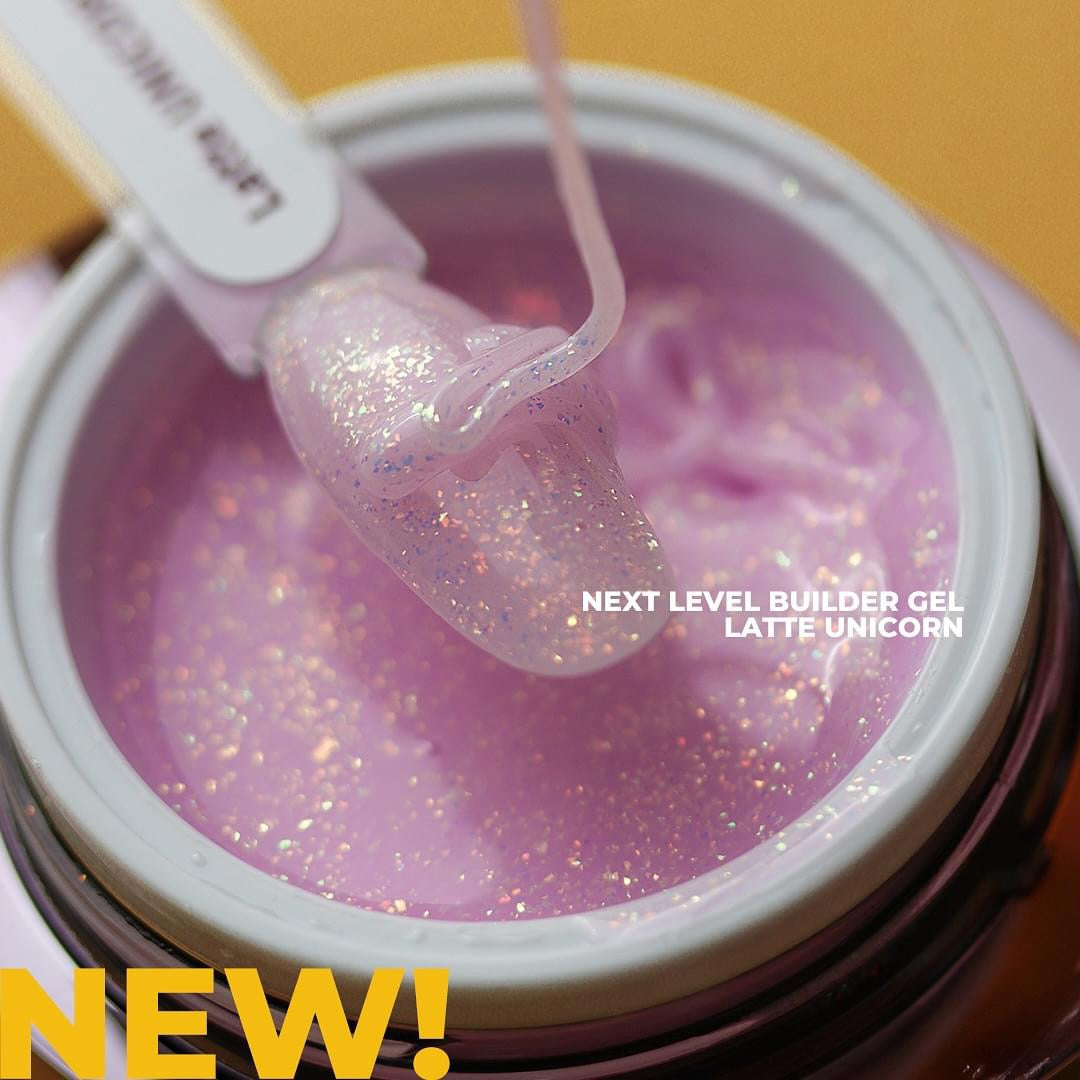 Brillbird Next Level Hard Builder Gel - Latte Unicorn HEMA FREE 15ml - Kentro Beauty Supplies Ireland
