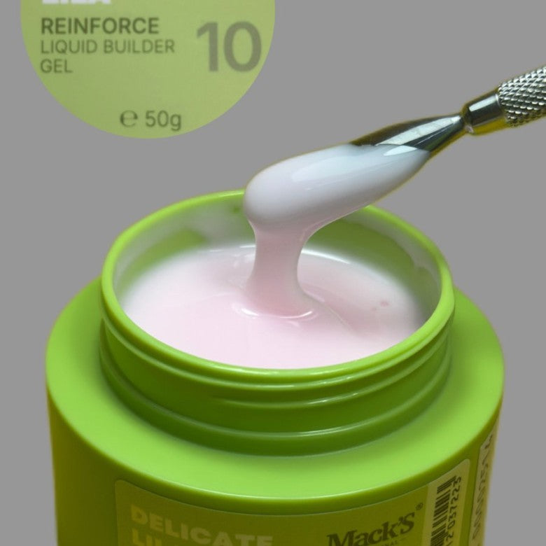 Mack’s Reinforce Builder Gel - Delicate Lila 10/15ml - Kentro Beauty Supplies Ireland