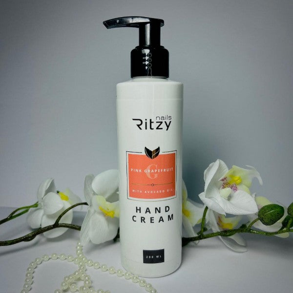 Ritzy Hand Cream PINK GRAPEFRUIT with Avocado Oil 200ml - Kentro Beauty Supplies Ireland