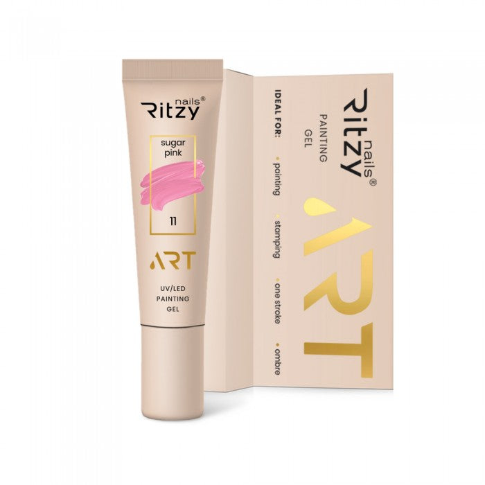 Ritzy ART Gel 11 SUGAR PINK 5ml - Kentro Beauty Supplies Ireland