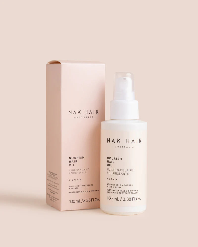 NAK Nourish Hair Oil 100ml - Kentro Beauty Supplies Ireland