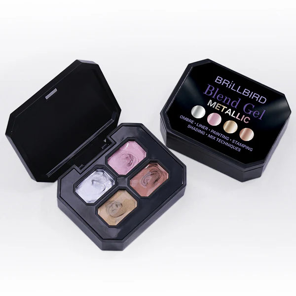 Brillbird Blend Gel - Metallic - Kentro Beauty Supplies Ireland