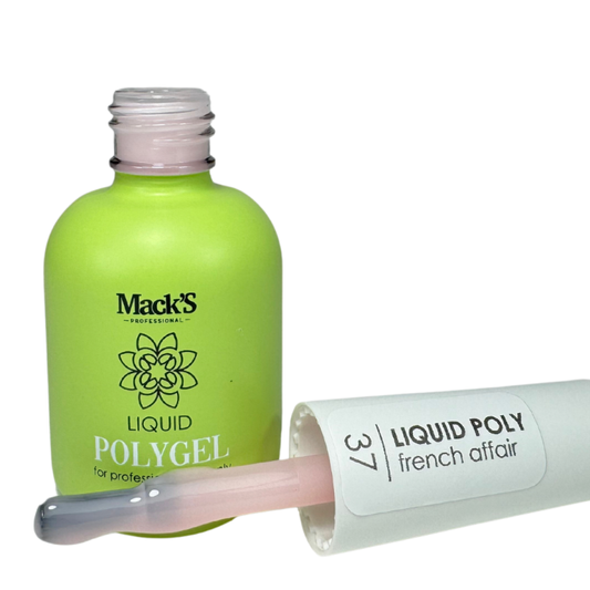 Mack’s Liquid PolyGel - French Affair 37/15ml - Kentro Beauty Supplies Ireland