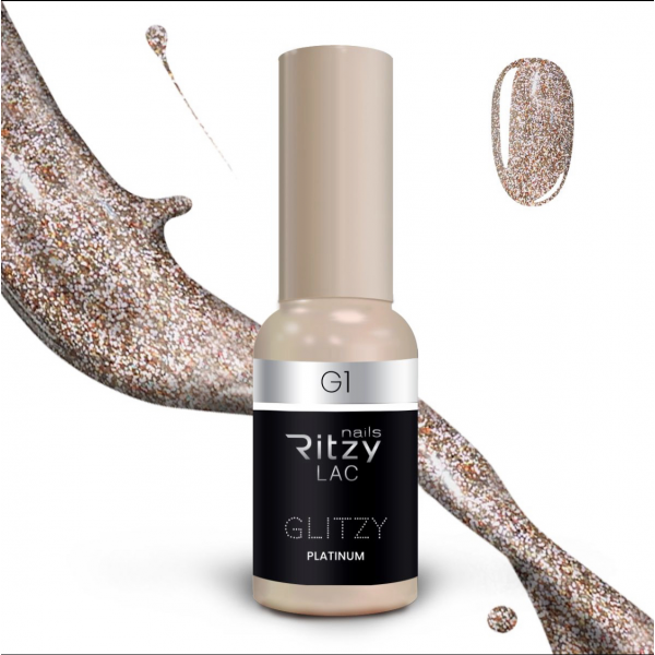 Ritzy Lac GLITZY Platinum G1 - Kentro Beauty Supplies Ireland