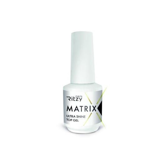 Ritzy MATRIX Top Coat Gel ULTRA SHINE 15ml - Kentro Beauty Supplies Ireland