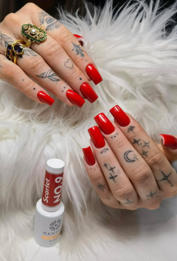 Kentro Color PRO Gel Polish 10ml - Scarlet No.9 - Kentro Beauty Supplies Ireland