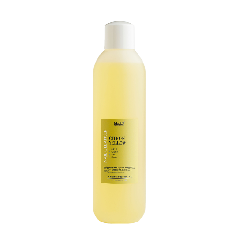 Mack’s Cleaner - Citron Yellow 1000ml - Kentro Beauty Supplies Ireland