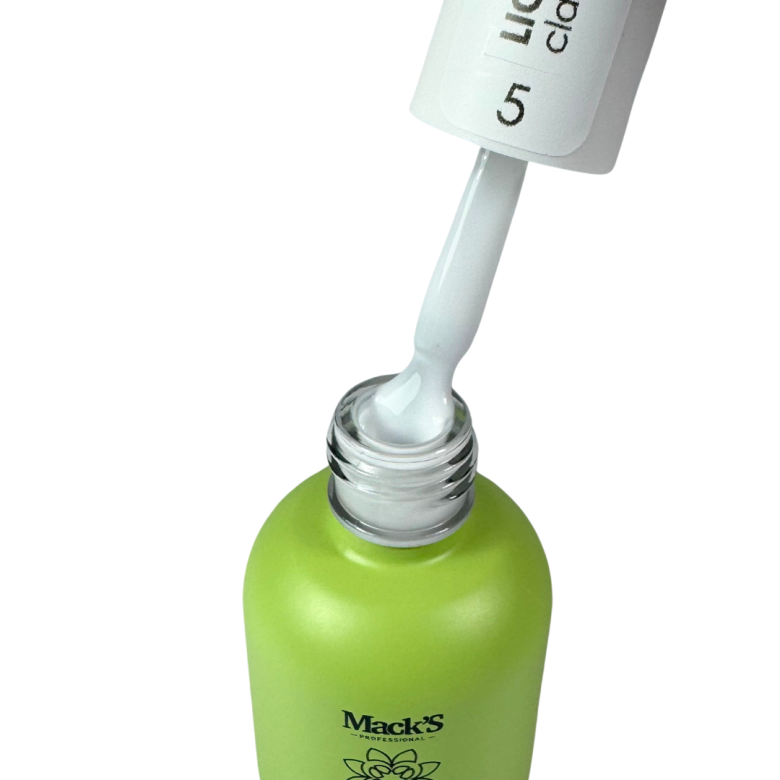 Mack’s Liquid PolyGel - Classic White 5 - Kentro Beauty Supplies Ireland