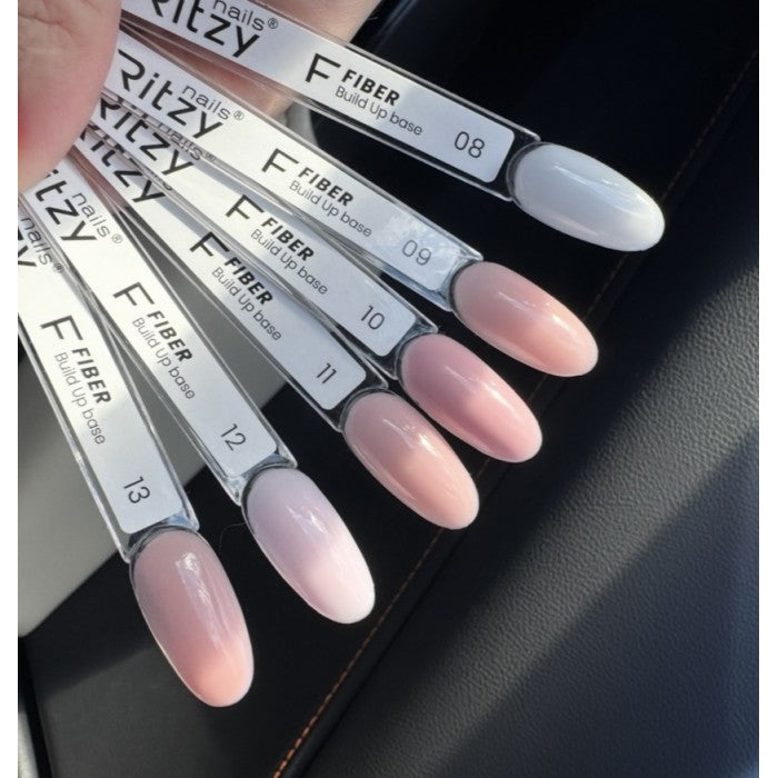 Ritzy FIBER Build Up Base Set of 6 (New Colours) - Kentro Beauty Supplies Ireland