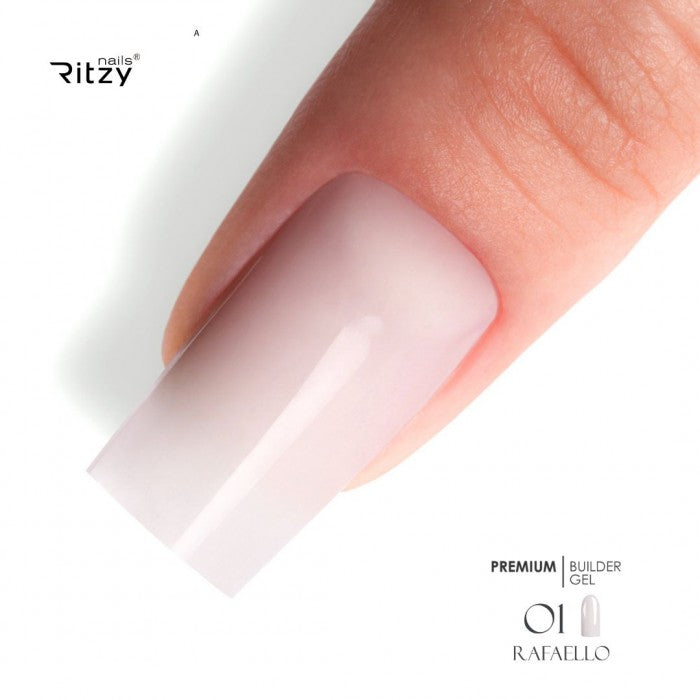 Ritzy PREMIUM Builder Gel - RAFAELLO 01 - Kentro Beauty Supplies Ireland