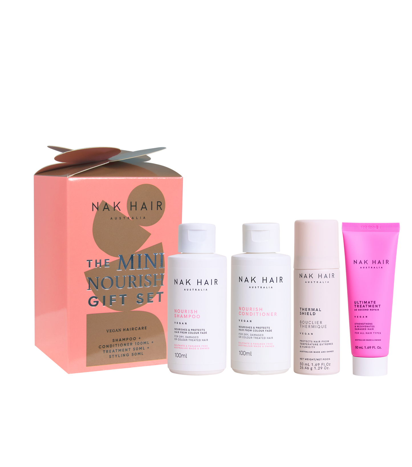 NAK Mini Nourish Gift Set (Travel Size) - Kentro Beauty Supplies Ireland
