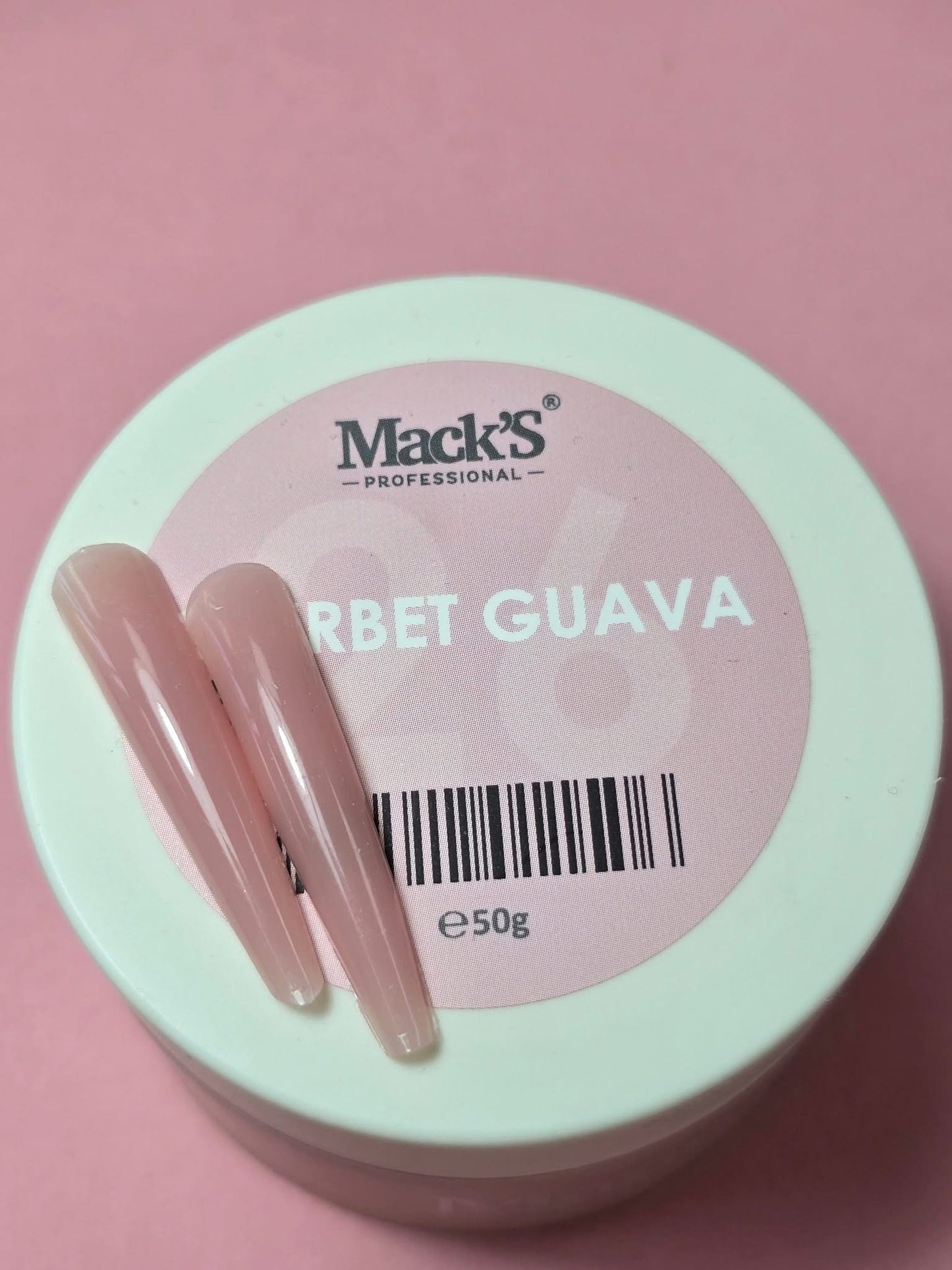 Mack’s Fiber Builder Gel - Sherbet Guava
