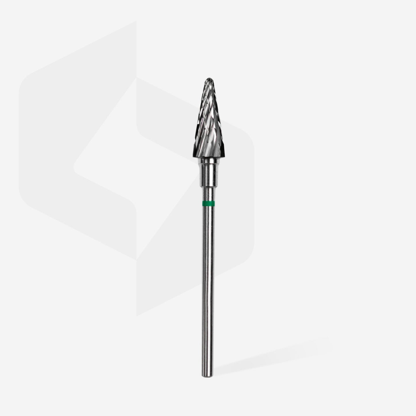 Staleks Carbide nail drill bit cone green EXPERT head diameter 6mm / working part 14mm - Kentro Beauty Supplies Ireland
