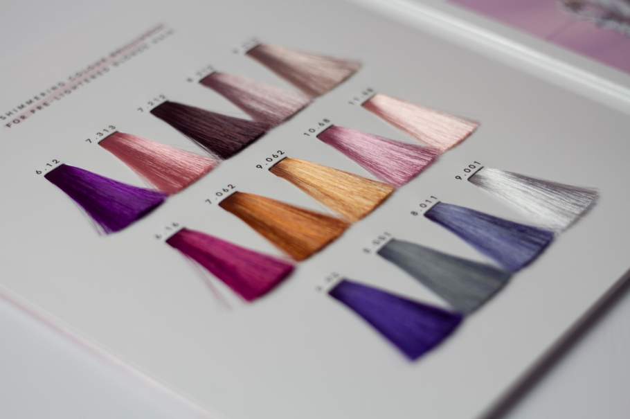 NAK Metallic Toners Shade Color Chart - Kentro Beauty Supplies Ireland