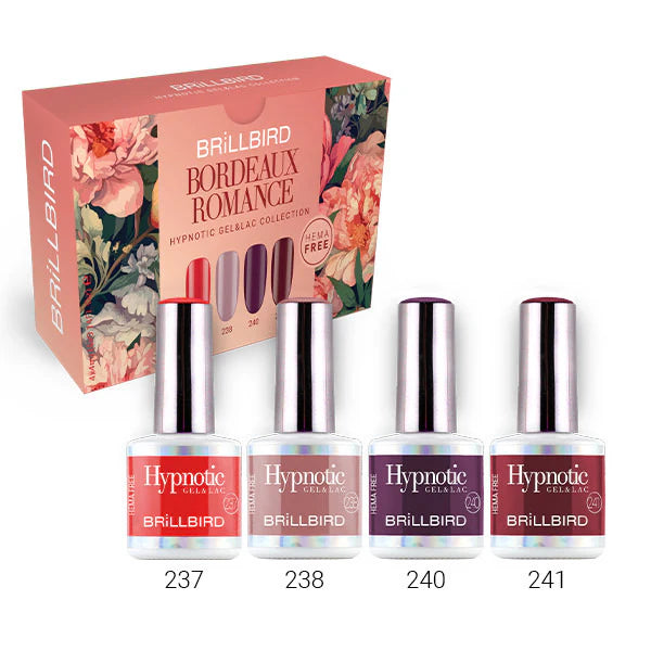 Brillbird Hypnotic Bordeaux Romance Collection - Kentro Beauty Supplies Ireland