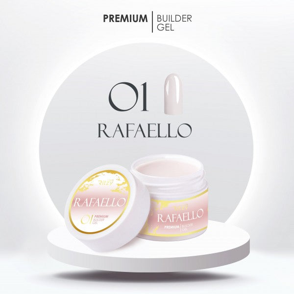 Ritzy PREMIUM Builder Gel - RAFAELLO 01 - Kentro Beauty Supplies Ireland