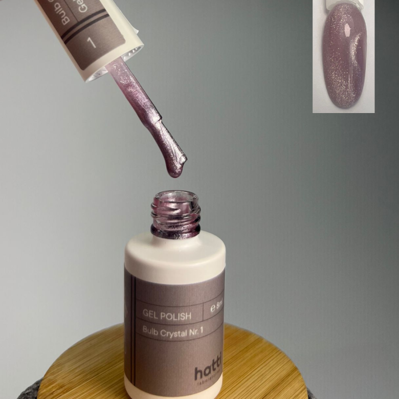 hatti Bulb Crystal Cat eye Gel Polish N1/8ml