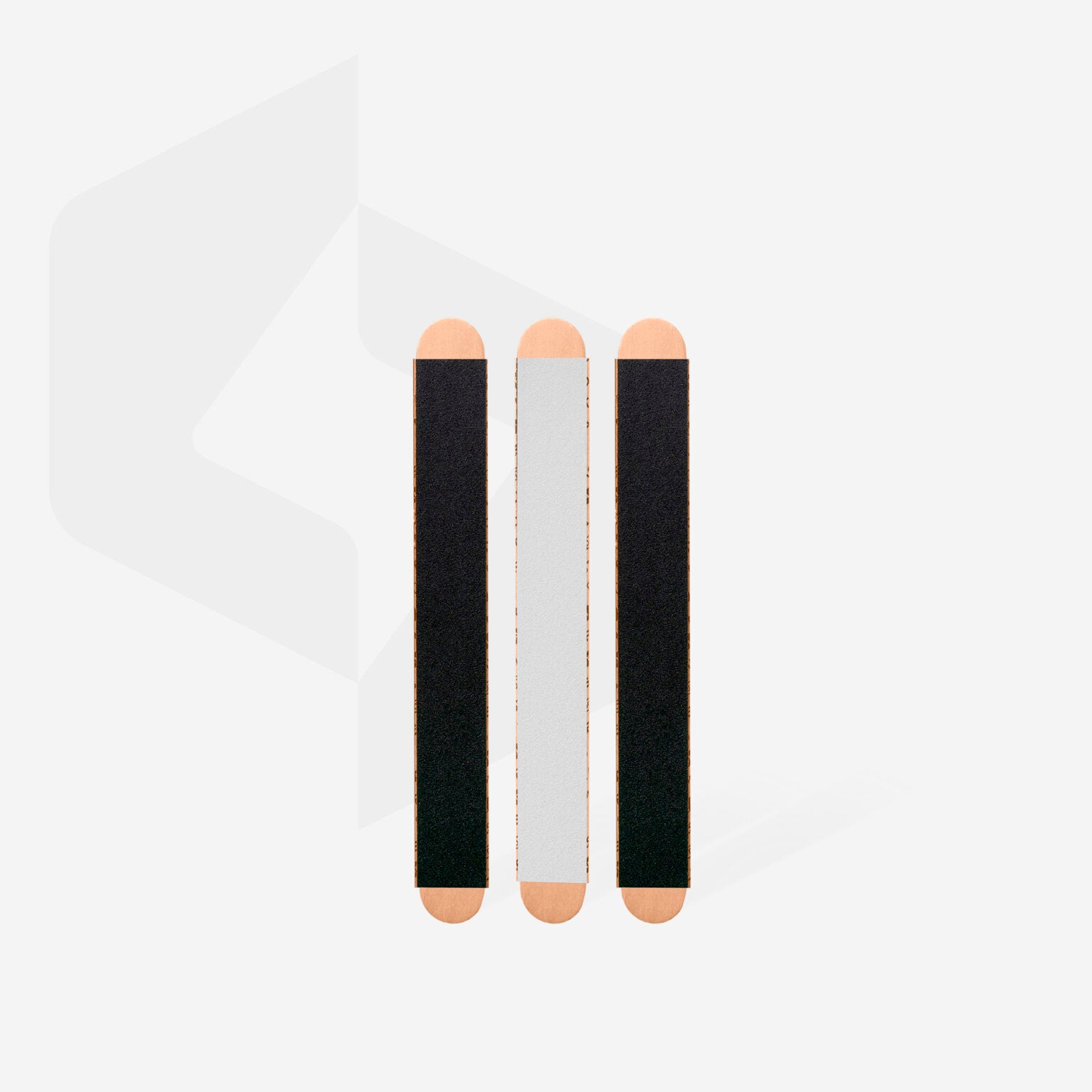 Staleks Nail File papmAm MIX on a Wooden Base 180/240grit (3pcs) - Kentro Beauty Supplies Ireland