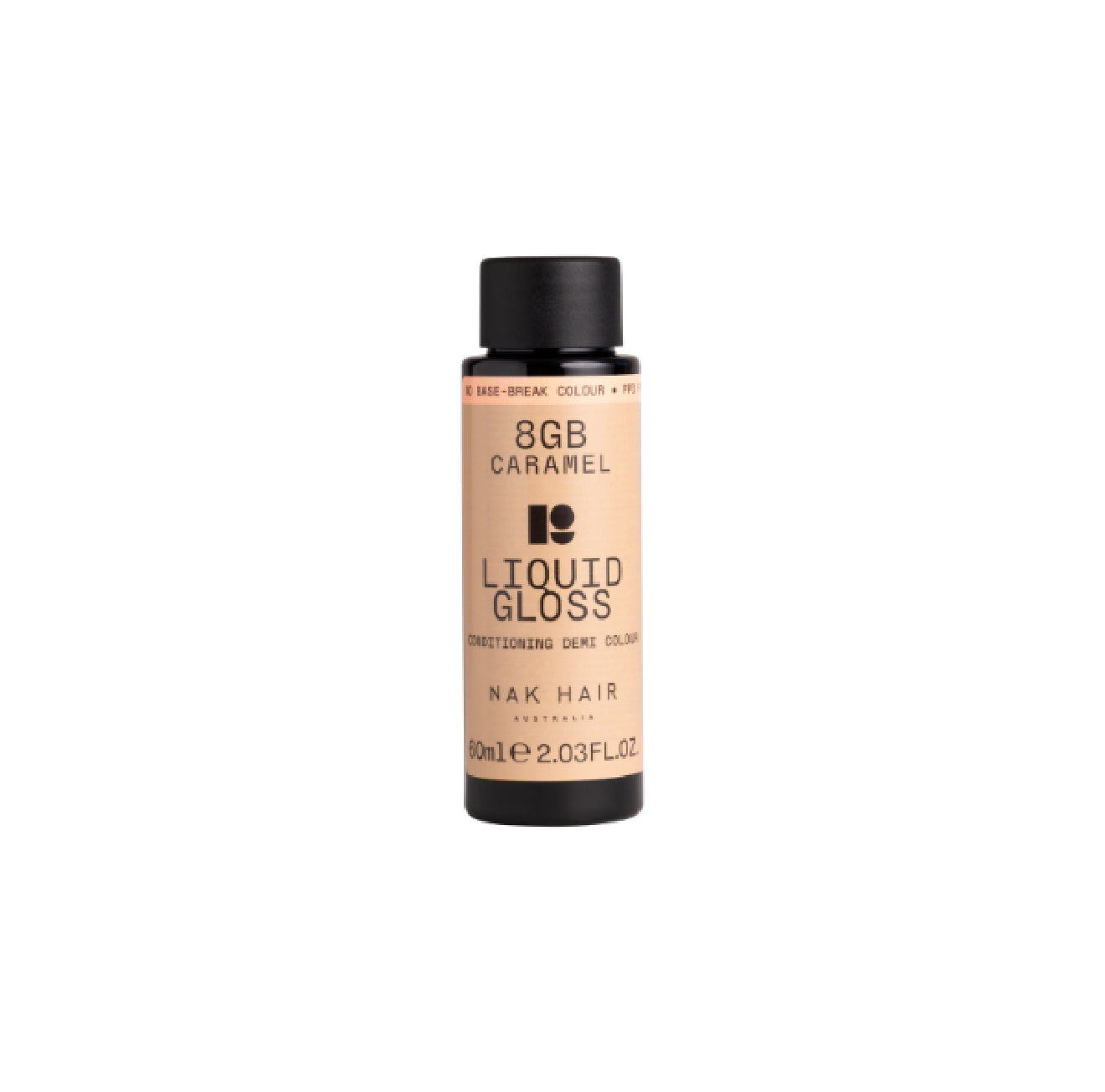 NAK Liquid Gloss 8GB - Caramel 60ml - Kentro Beauty Supplies Ireland