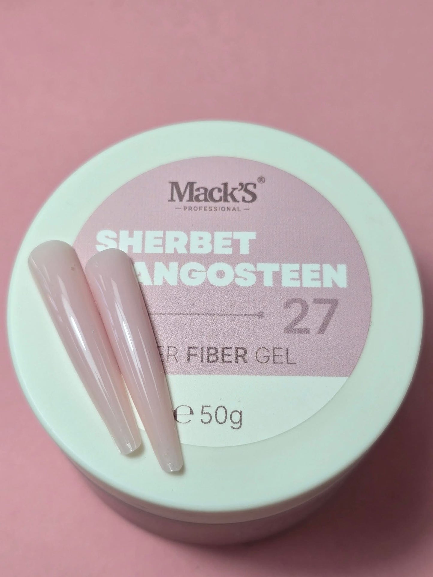 Mack’s Fiber Builder Gel - Sherbet Mangosteen