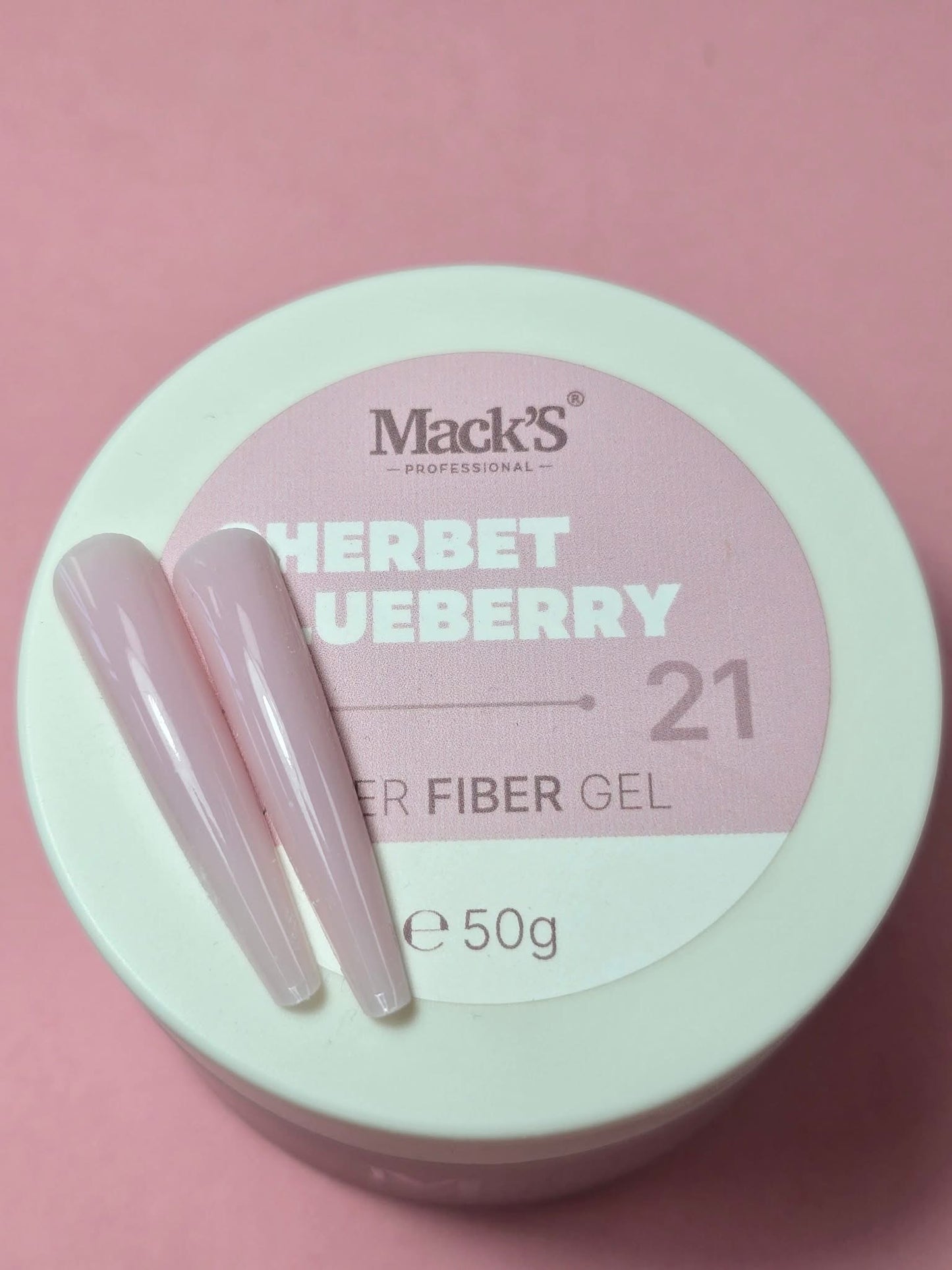 Mack’s Fiber Builder Gel - Sherbet Blueberry