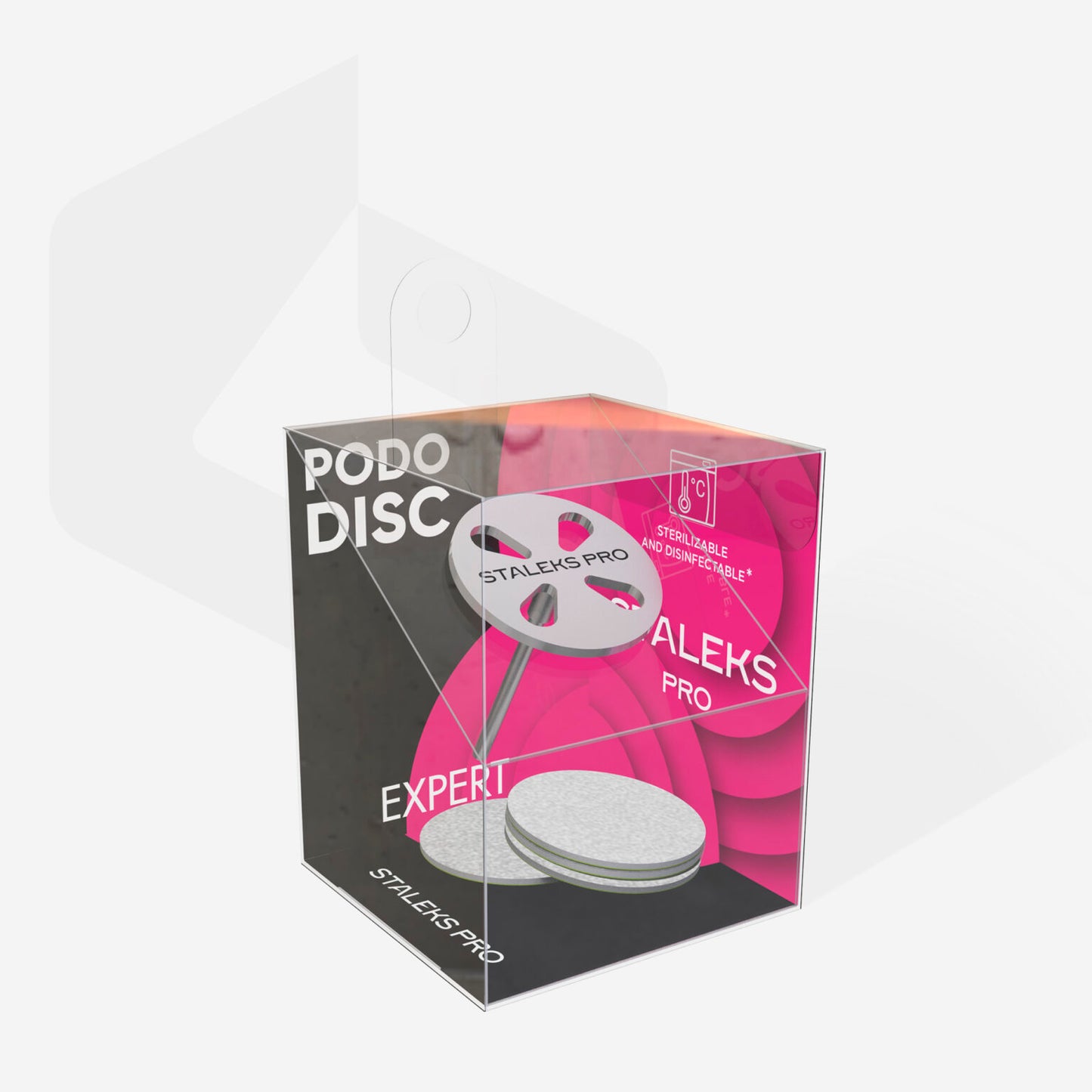 Staleks Pedicure Disc PODODISC M EXPERT and set of disposable file 180 grit 5 pc (20 mm) - Kentro Beauty Supplies Ireland