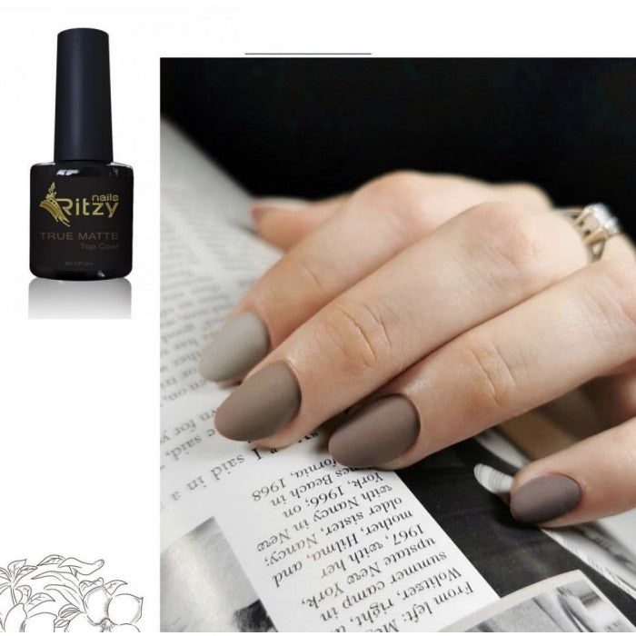 Ritzy "True Matt" Top Coat Gel 10ml - Kentro Beauty Supplies Ireland