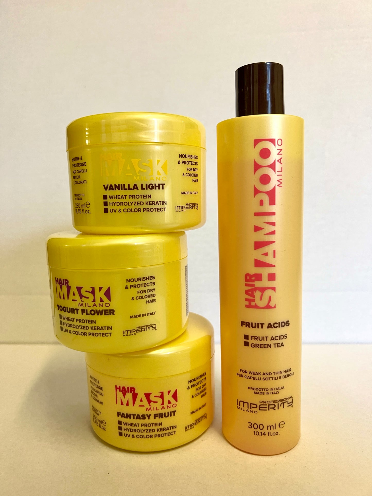 Milano Fruit Acids Hair Gift Set - Kentro Beauty Supplies Ireland