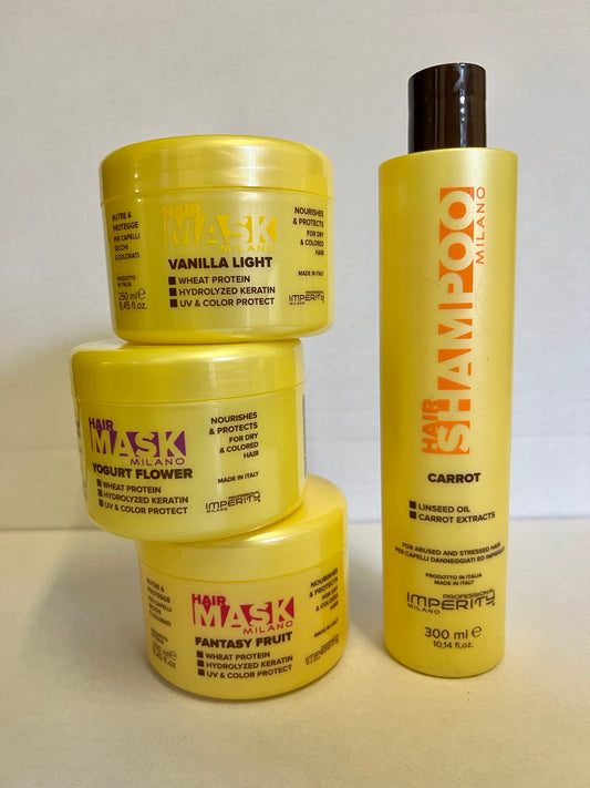 Milano Hair Carrot Gift Set - Kentro Beauty Supplies Ireland