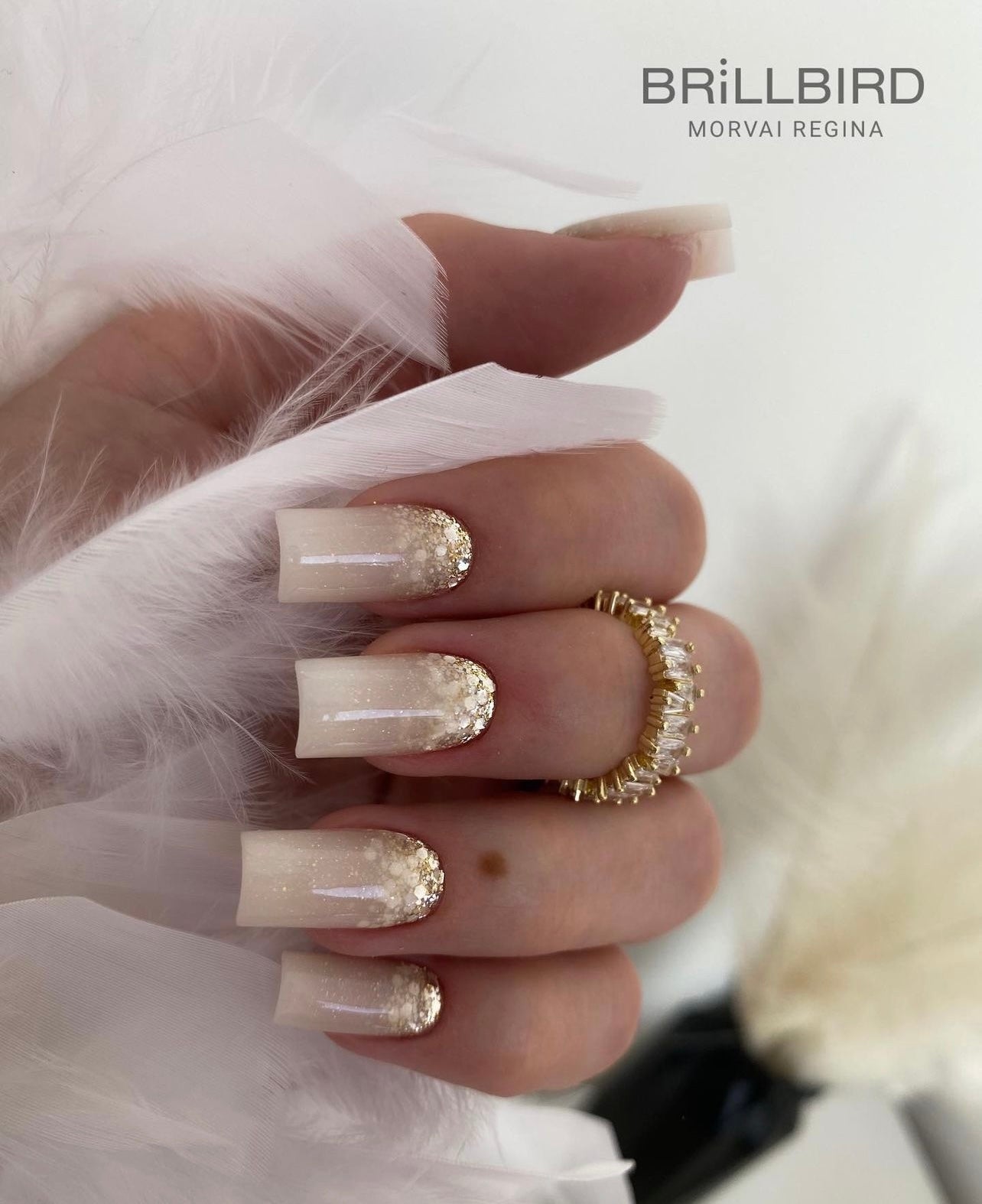 Brillbird Sequins - Gold - Kentro Beauty Supplies Ireland