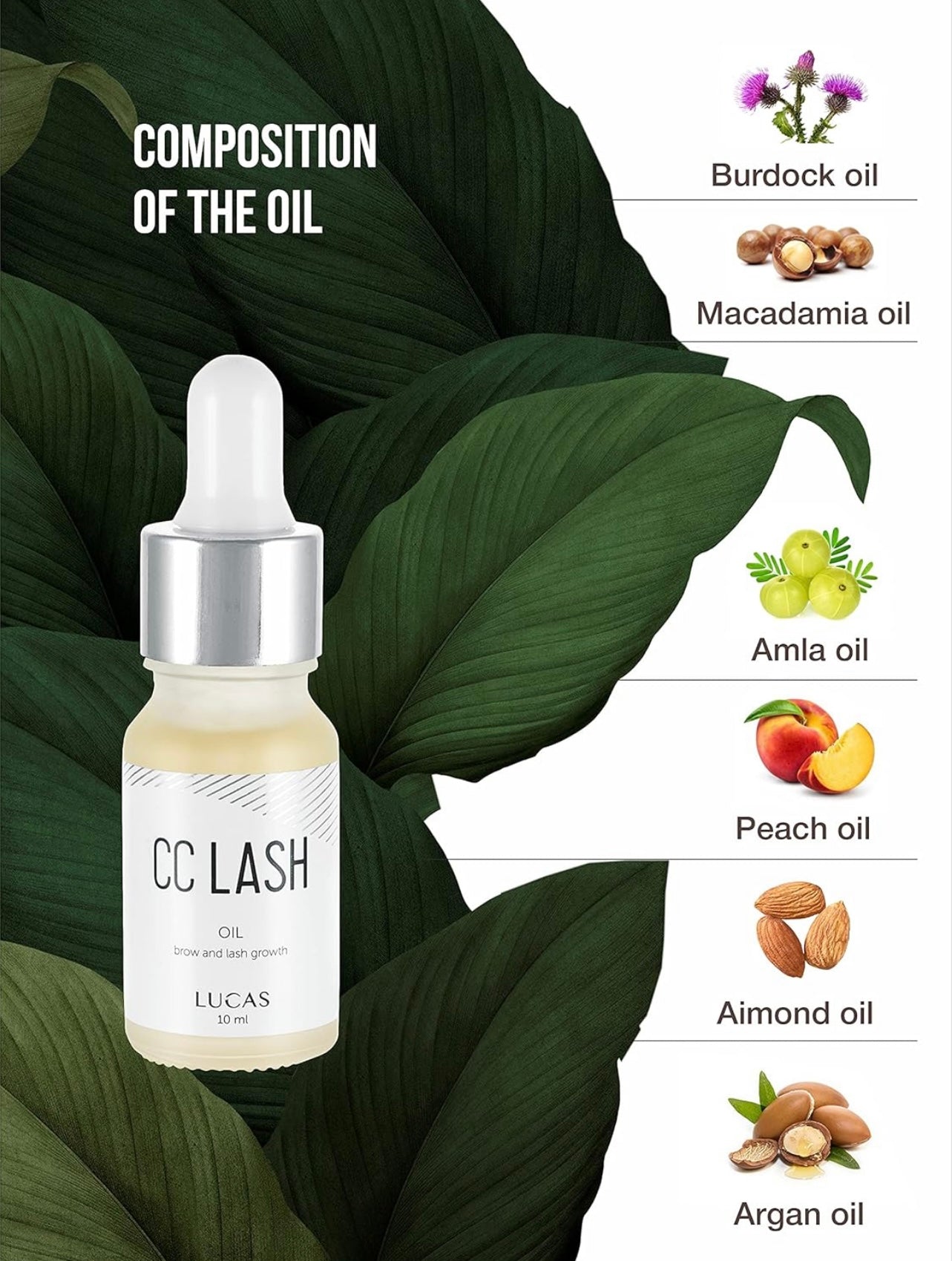 CC Lash Oil 10ml - Kentro Beauty Supplies Ireland