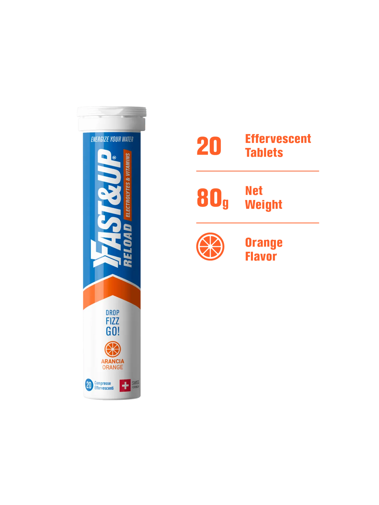 FAST&UP Reload Electrolytes & Vitamins - Kentro Beauty Supplies Ireland