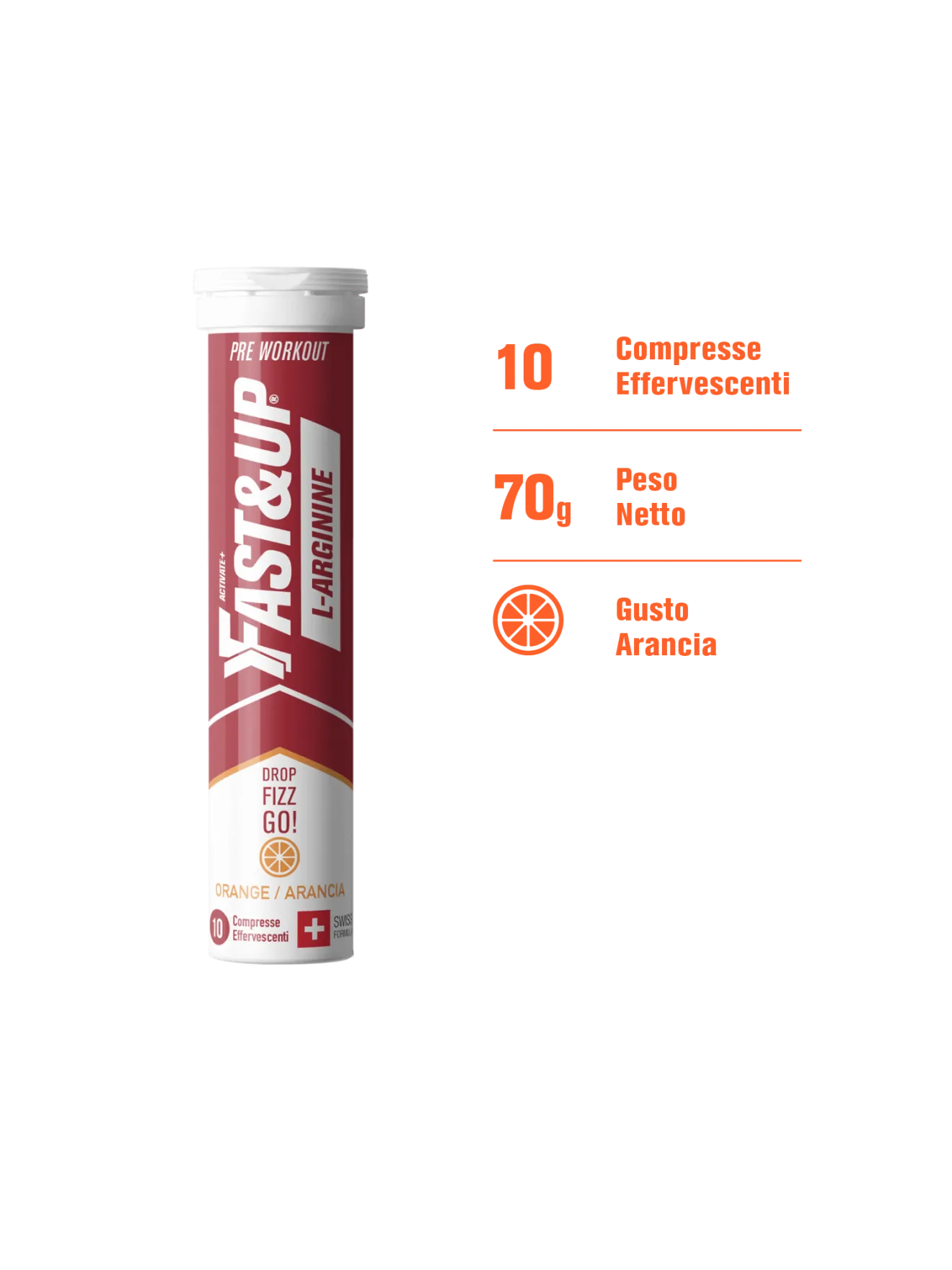FAST&UP L-Arginine Supplement - Kentro Beauty Supplies Ireland