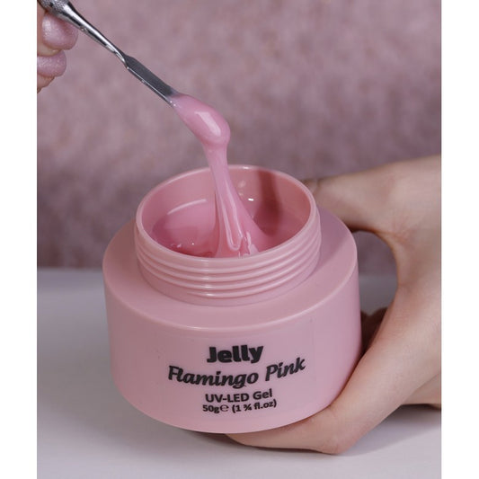 Mack’s Builder Jelly Gel - Flamingo Pink 50ml - Kentro Beauty Supplies Ireland