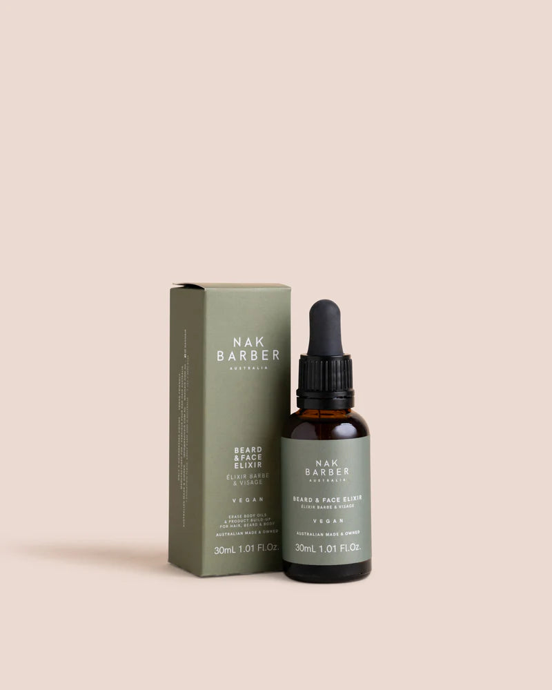 NAK Face & Beard Elixir 30ml - Kentro Beauty Supplies Ireland