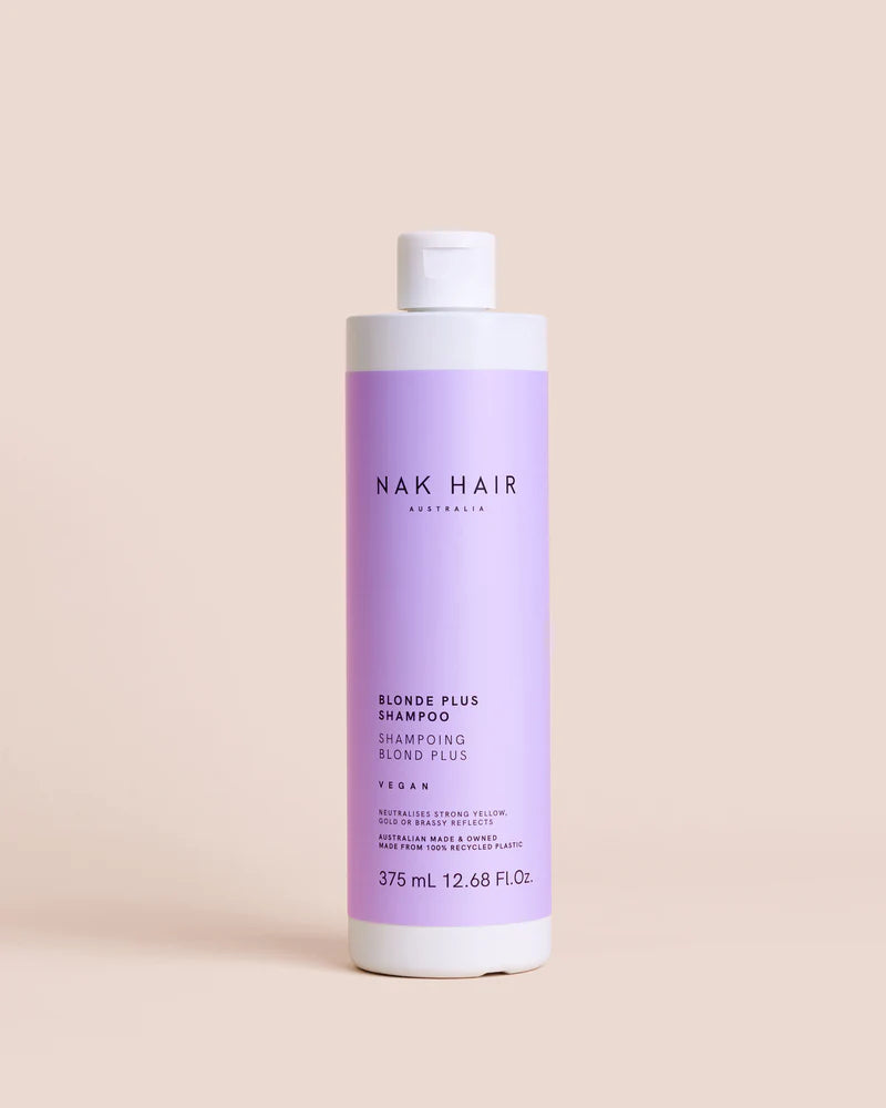 NAK Blonde Plus Shampoo 375ml - Kentro Beauty Supplies Ireland