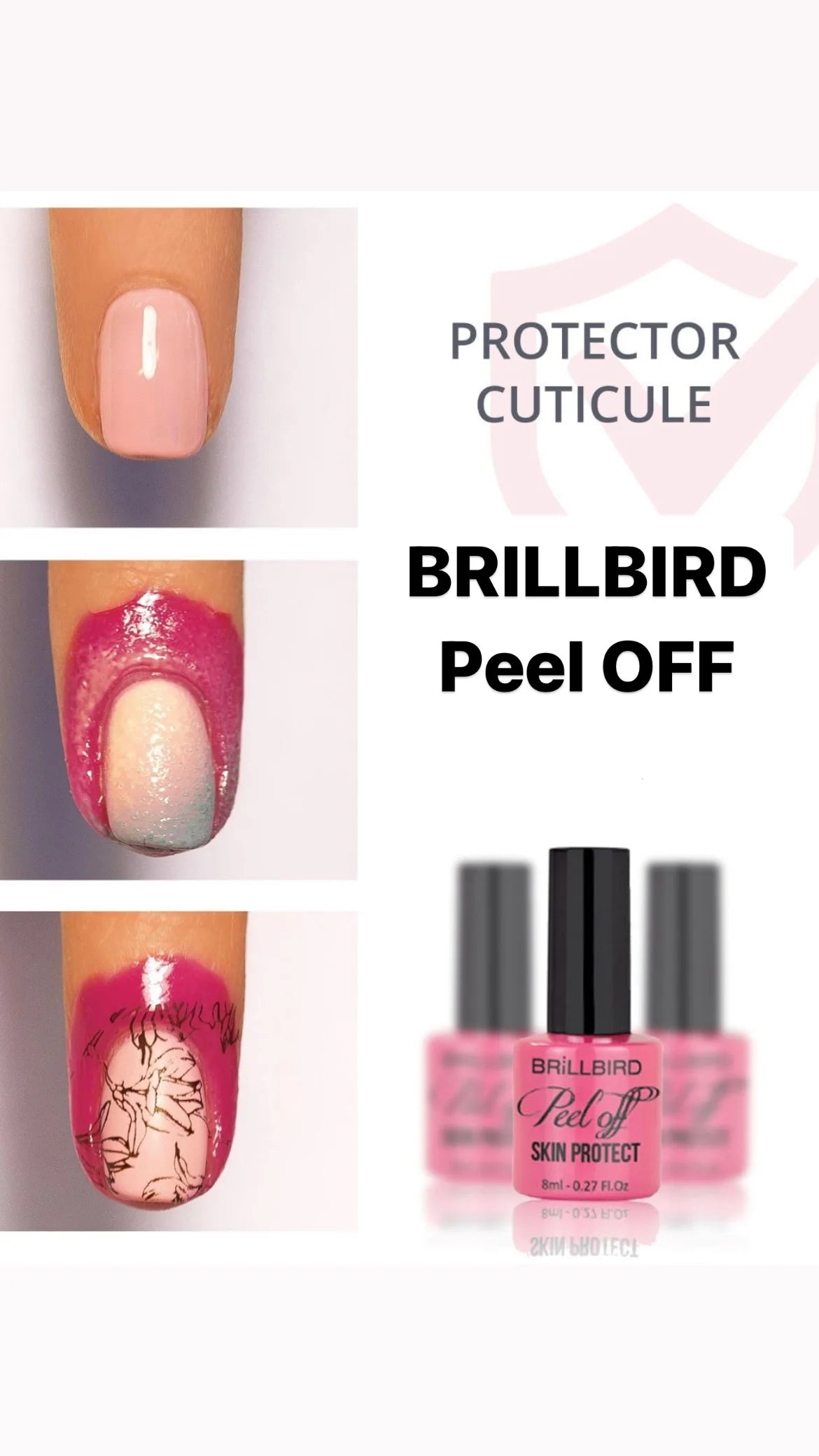 Brillbird Peel-off Skin Protector - Kentro Beauty Supplies Ireland