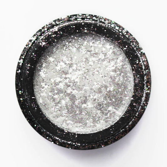 Brillbird Micro Chrome Flakes - Silver - Kentro Beauty Supplies Ireland