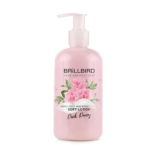Brillbird Hand & Foot soft lotion - Pink Peony - Kentro Beauty Supplies Ireland